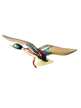 Vintage Mallard Duck Brooch Pin